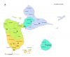 Carte circonscriptions de la  Guadeloupe