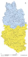 Carte circonscriptions de la  Meuse