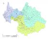 Carte circonscriptions de la  Savoie