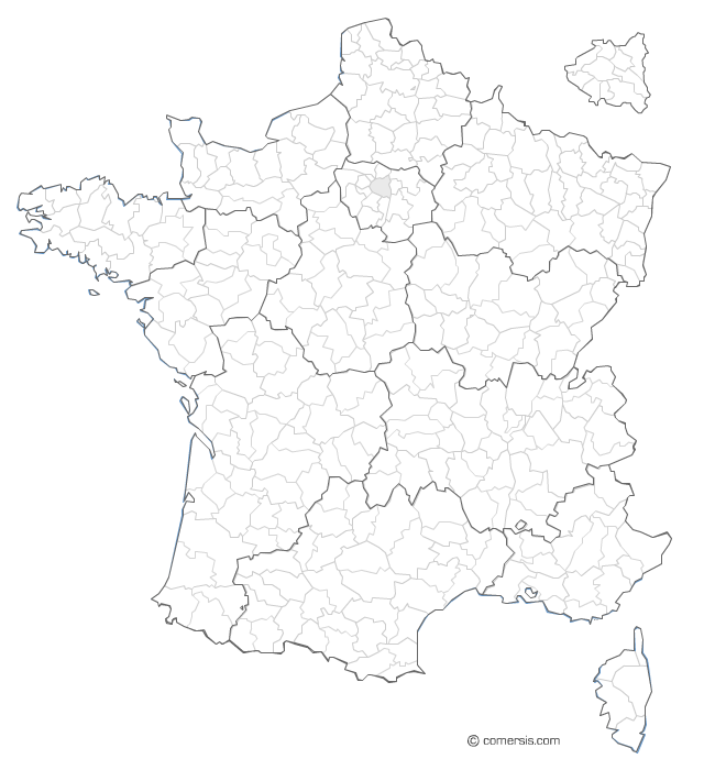Régions et arrondissements de France 2016