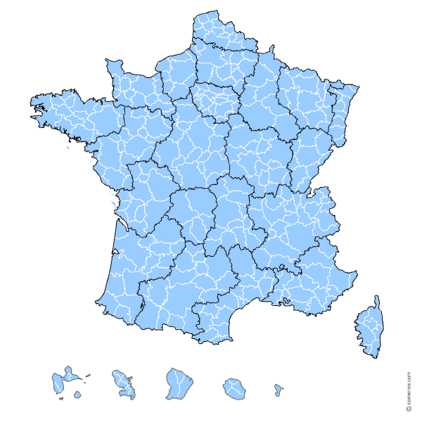 Zones d'emploi en France
