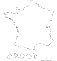 Fond de carte de France