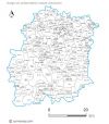 carte des villes et villages de l' Essonne