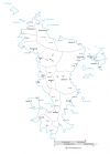 carte des villes et villages de  Mayotte