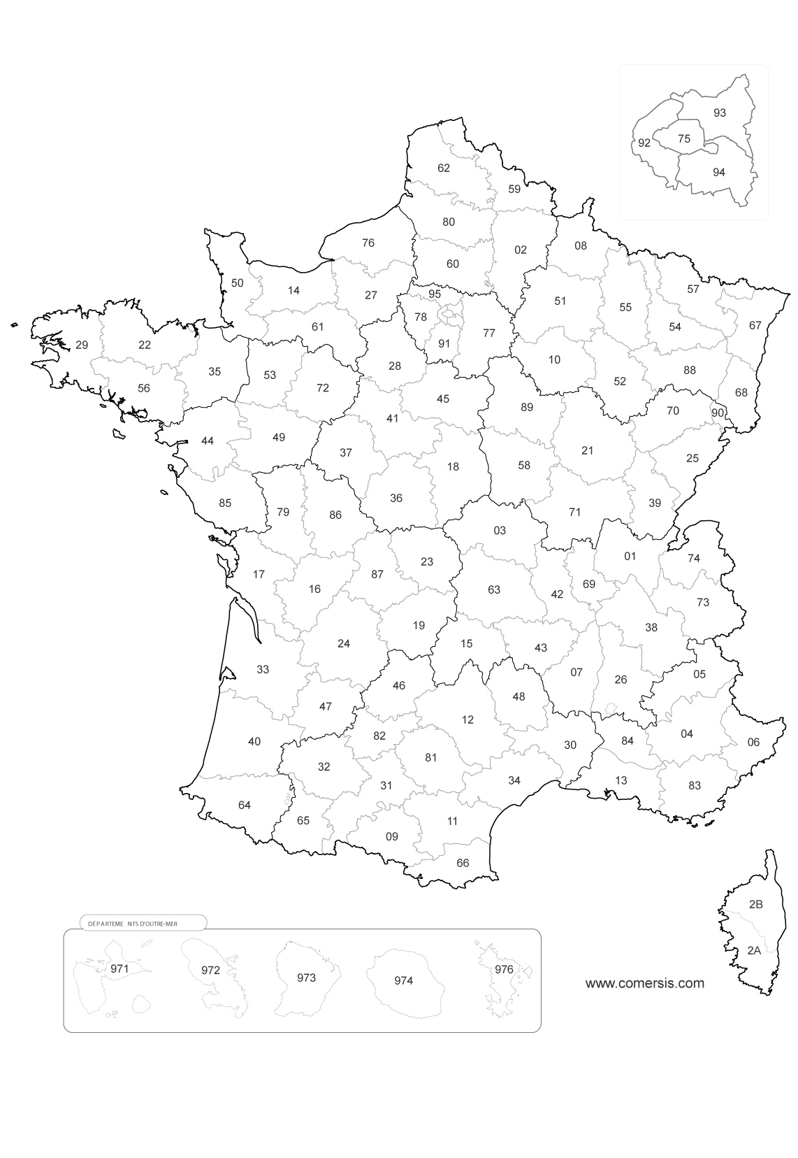 File:Carte vierge départements français avec DOM.svg - Wikimedia Commons