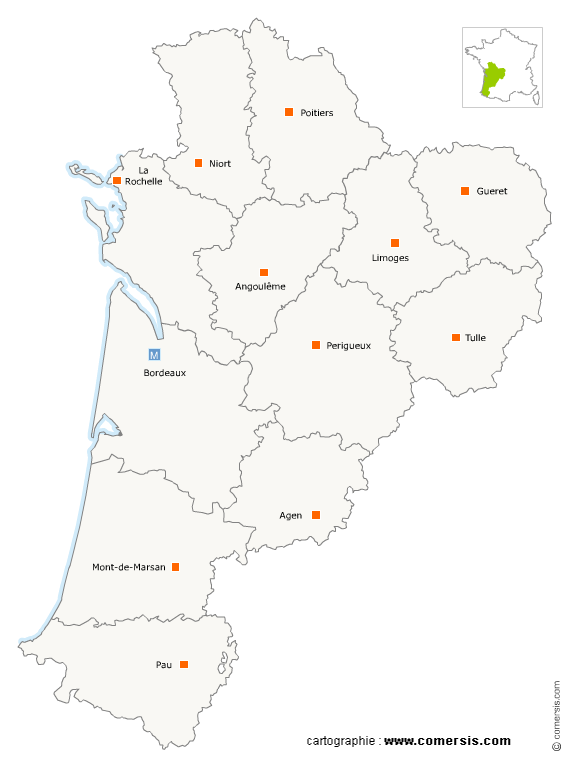 Fusion des régions Aquitaine Limousin et Poitou-Charentes
