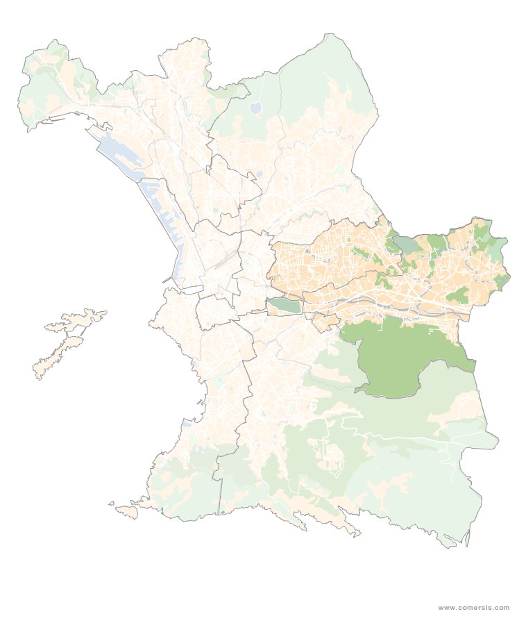 Carte 1re circonscription des Bouches-du-Rhône