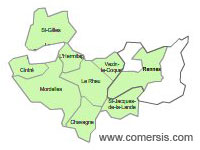 Carte 8e circonscription de l'Ille-et-Vilaine