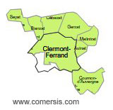 Carte 1re circonscription du Puy-de-Dôme