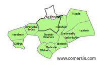 Carte 5e circonscription du Haut-Rhin