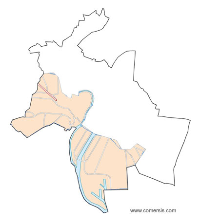 Carte 1re circonscription du Rhône