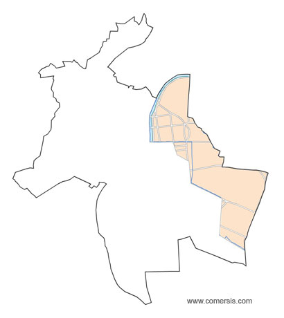Carte 4e circonscription du Rhône
