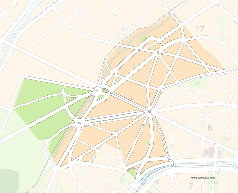 Carte 4e circonscription de Paris