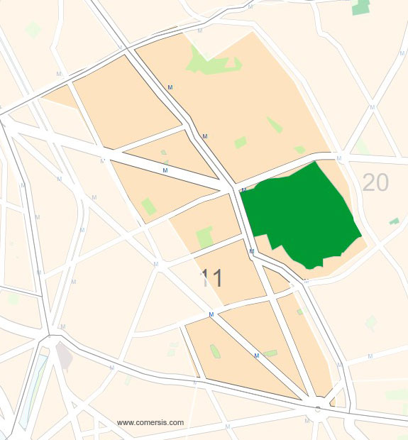 Carte 6e circonscription de Paris