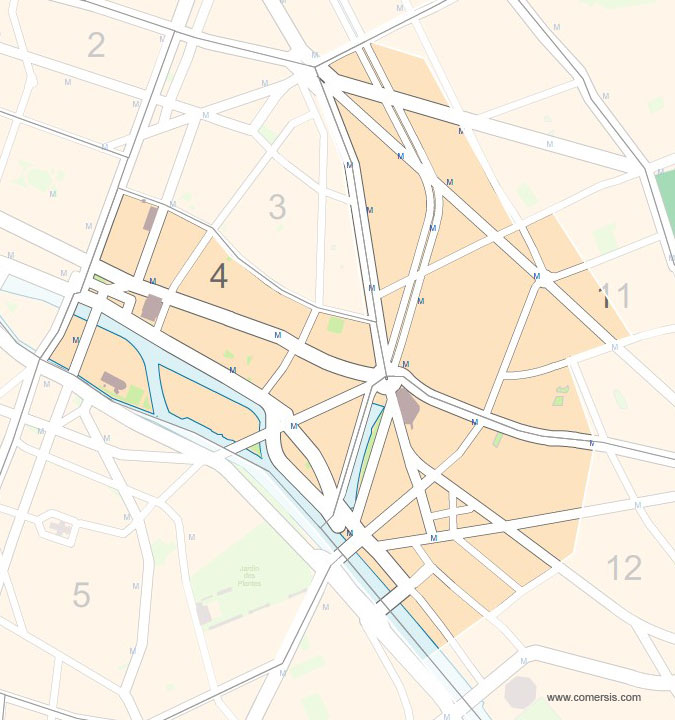 Carte 7e circonscription de Paris