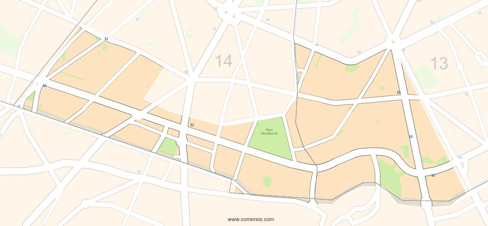 Carte 10e circonscription de Paris