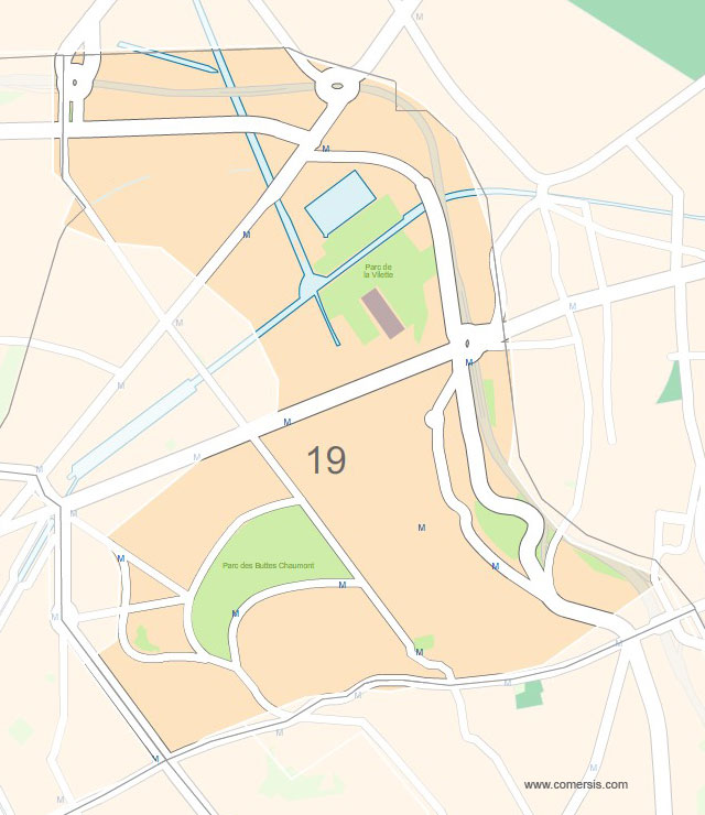 Carte 16e circonscription de Paris