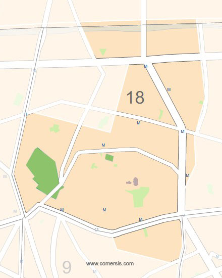 Carte 18e circonscription de Paris