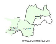 Carte 1re circonscription des Yvelines