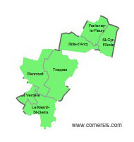 Carte 11e circonscription des Yvelines