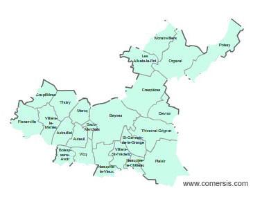 Carte 12e circonscription des Yvelines