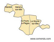 Carte 7e circonscription du Var
