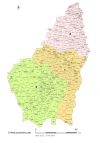 Carte circonscriptions de l' Ardèche