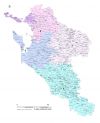 Carte circonscriptions de la  Charente-Maritime