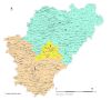 Carte circonscriptions de la  Charente