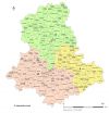 Carte circonscriptions de la  Haute-Vienne