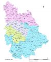 Carte circonscriptions de la  Vienne