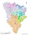 Carte circonscriptions des  Yvelines