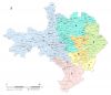 Carte circonscriptions du  Gard
