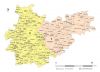 Carte circonscriptions du  Tarn-et-Garonne