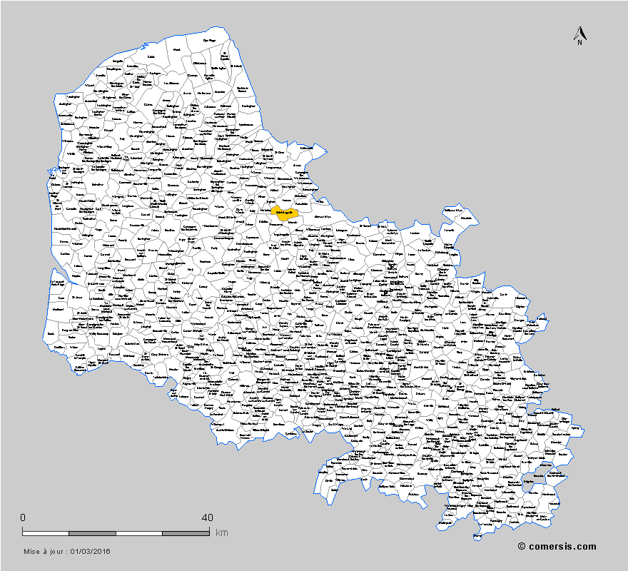 carte des communes nouvelles du  Pas-de-Calais