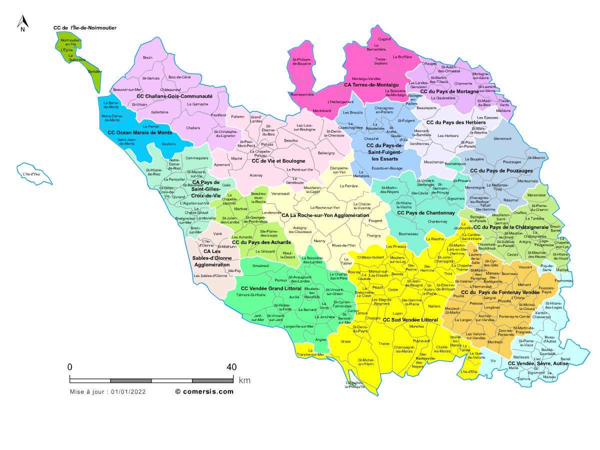 Carte D taill e De La Vend e Voyage Carte Plan Carte D taill e De La Vend e Voyage Carte Plan