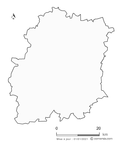 91 Essonne french department vector map