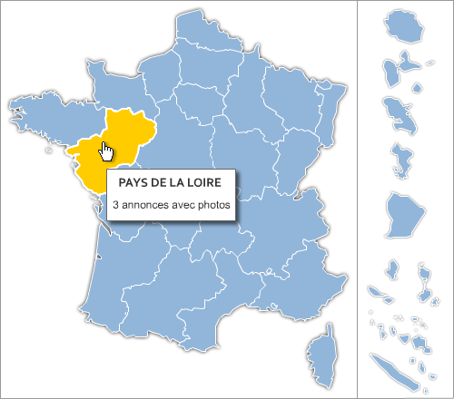 Carte interactive de France