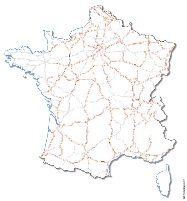 Autoroutes et routes de France