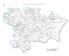 carte des villes et villages de l' Aude