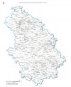 carte des villes et villages de la  Haute-Marne
