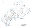 carte des villes et villages des  Hautes-Alpes