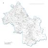 carte des villes et villages de l' Isère