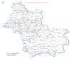 carte des villes et villages du  Loir-et-Cher