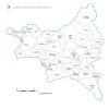 carte des villes et villages de la  Seine-Saint-Denis