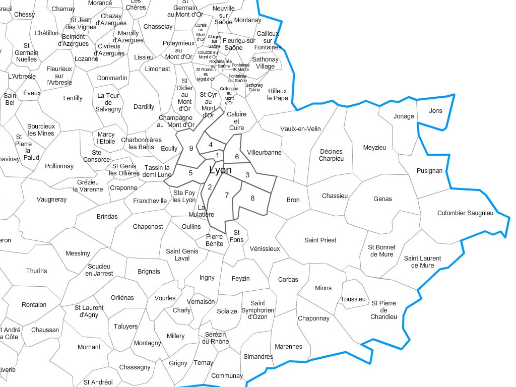 Carte Du Rhone Carte