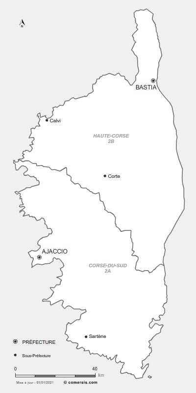prefectures de Corse